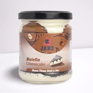 Nutella cheesecake jar
