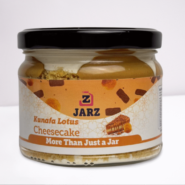 Kunafa Lotus Cheesecake Jar Large