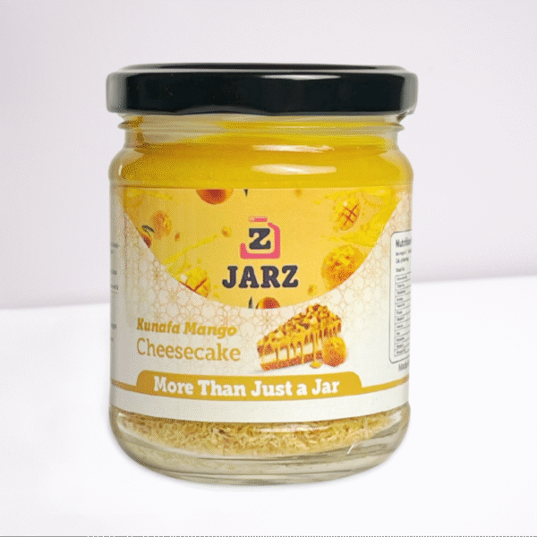 Kunafa Mango cheesecake jar