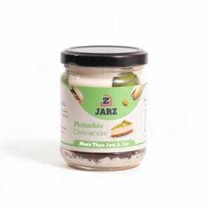Pistachio cheesecake jar
