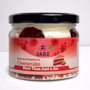 Red Velvet cheesecake jar Large