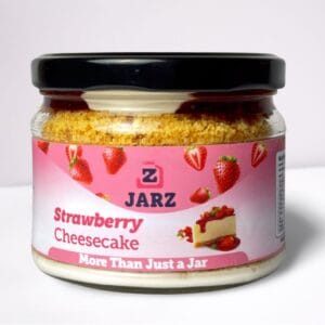 Strawberry cheesecake jar Large